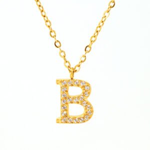 DUOMI Jewelry waterproof stainless steel cz necklace