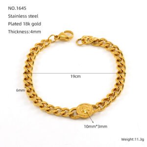 DUOMI Jewelry waterproof stainless steel bracelet