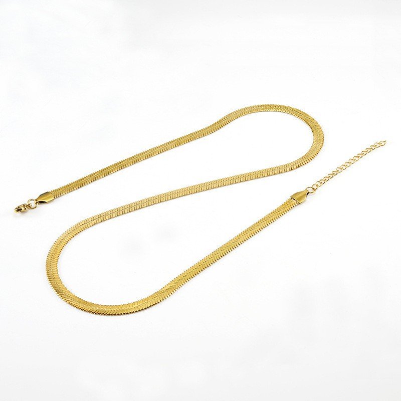 DUOMI Jewelry gold stainless steel necklace