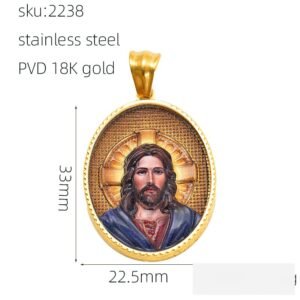 DUOMI Jewelry waterproof stainless steel pendant