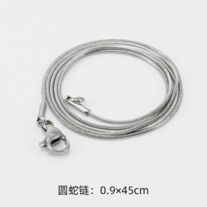 DUOMI Jewelry waterproof stainless steel snake chain necklace