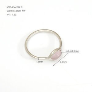 DUOMI Jewelry waterproof stainless steel ring