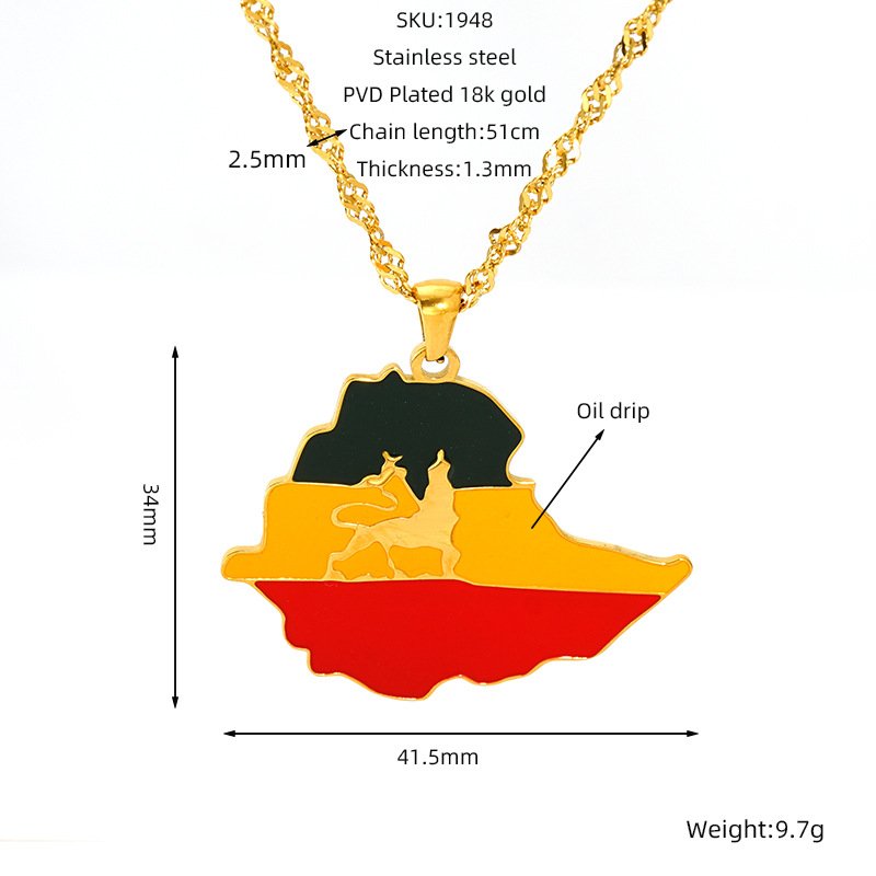 DUOMI Jewelry waterproof stainless steel necklace