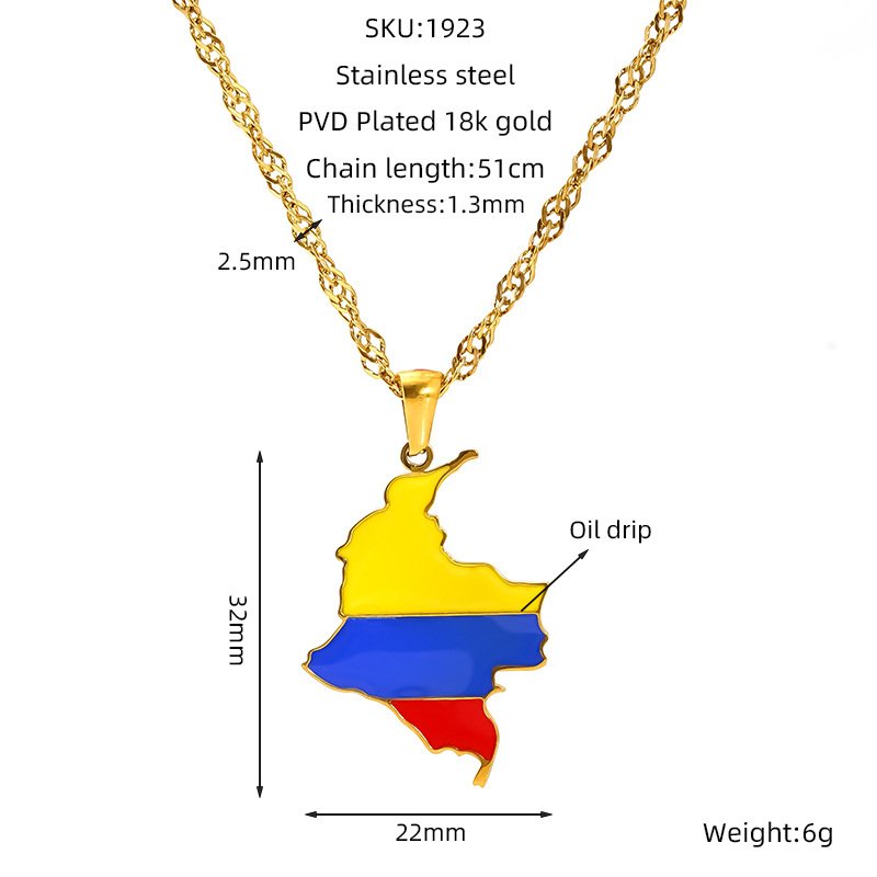 DUOMI Jewelry waterproof stainless steel necklace