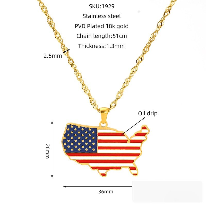 DUOMI Jewelry waterproof stainless steel necklace