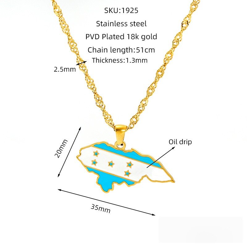 DUOMI Jewelry waterproof stainless steel necklace