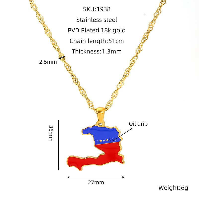 DUOMI Jewelry waterproof stainless steel necklace