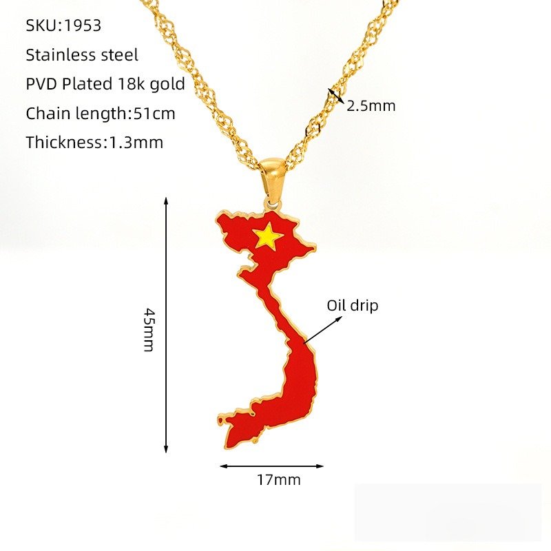 DUOMI Jewelry waterproof stainless steel necklace