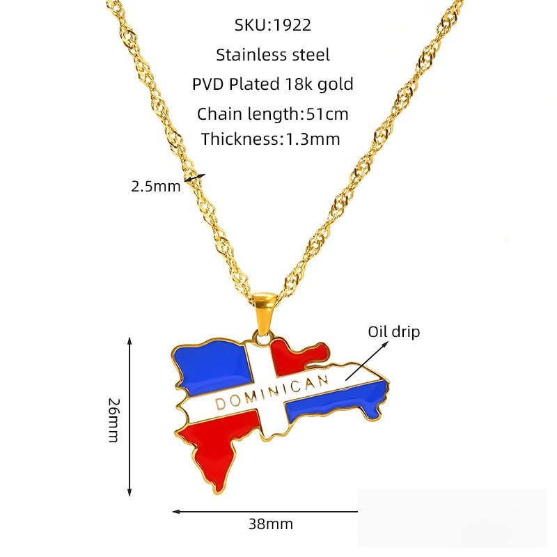 DUOMI Jewelry waterproof stainless steel necklace