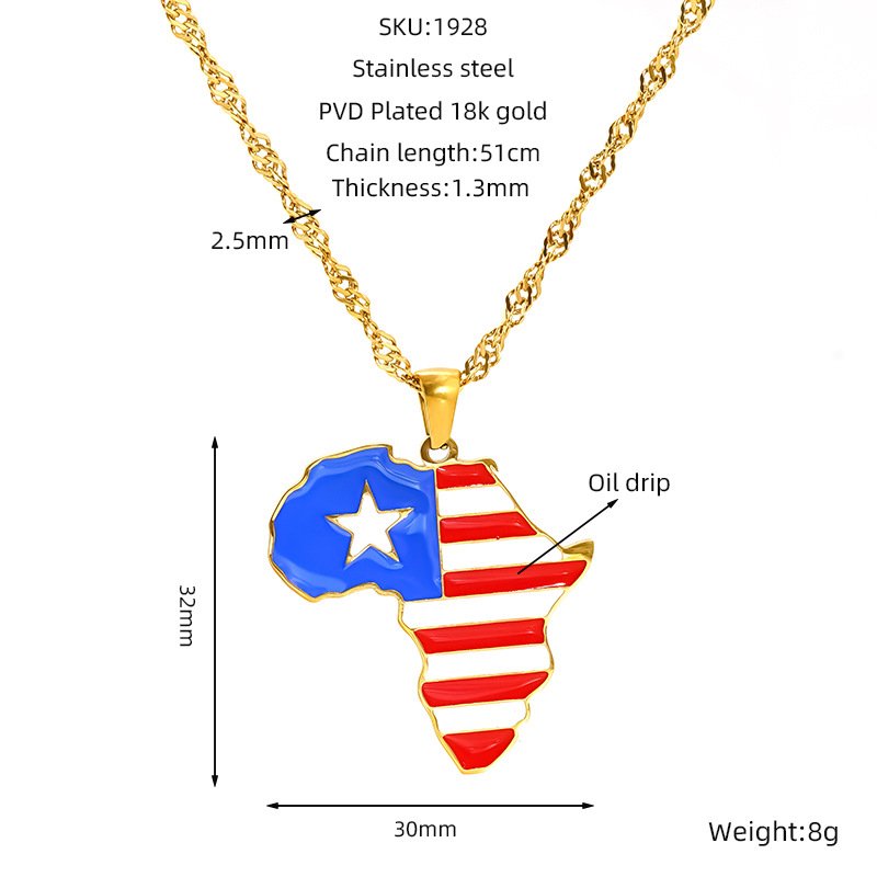 DUOMI Jewelry waterproof stainless steel necklace