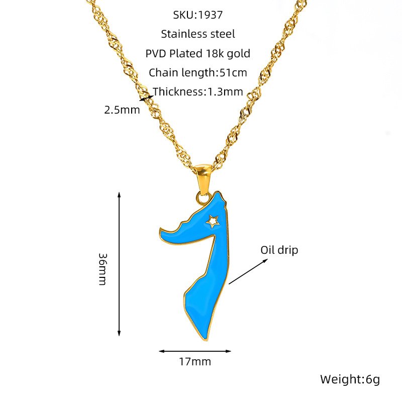 DUOMI Jewelry waterproof stainless steel necklace