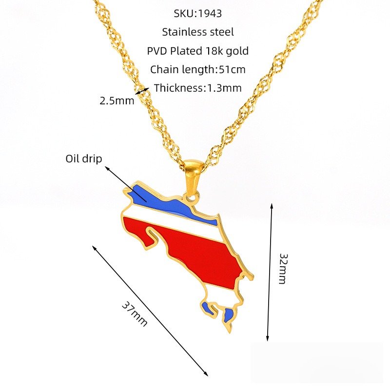 DUOMI Jewelry waterproof stainless steel necklace