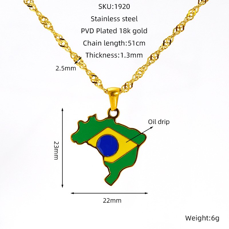 DUOMI Jewelry waterproof stainless steel necklace