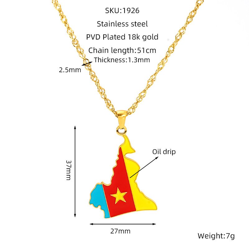 DUOMI Jewelry waterproof stainless steel necklace