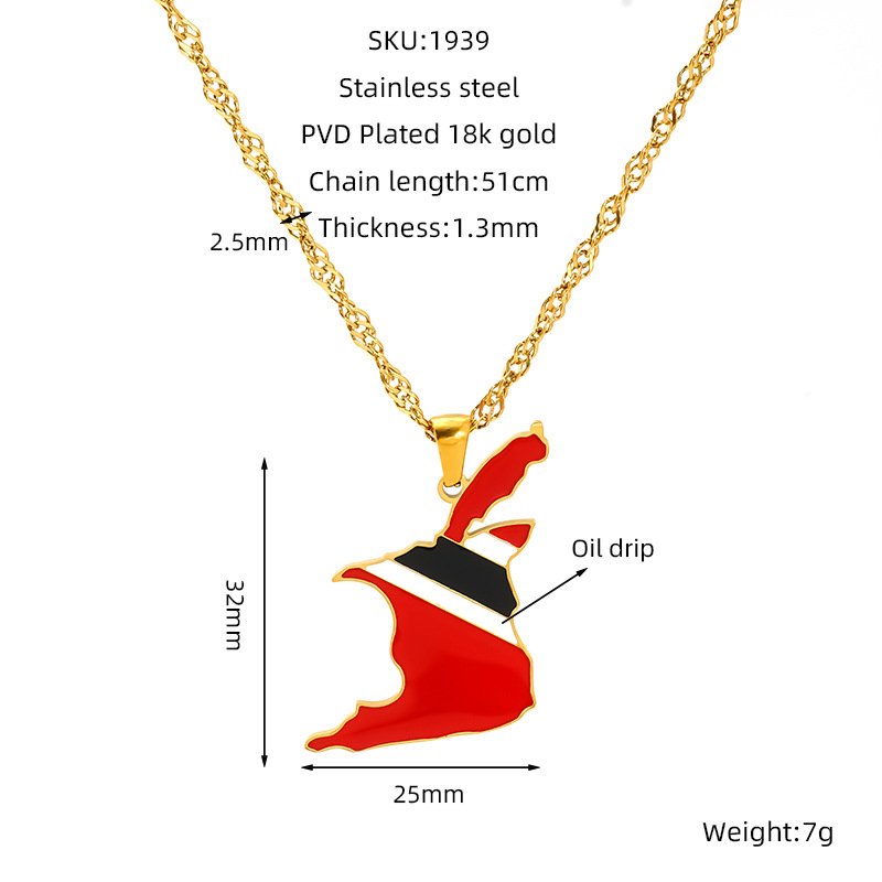 DUOMI Jewelry waterproof stainless steel necklace