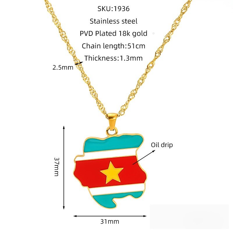 DUOMI Jewelry waterproof stainless steel necklace