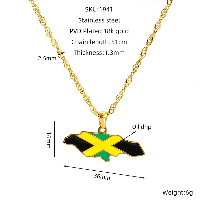 DUOMI Jewelry waterproof stainless steel necklace