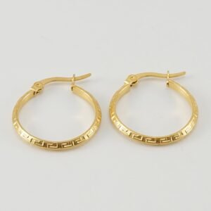 DUOMI Jewelry gold stainless steel earrings