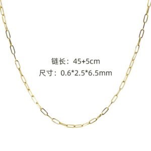 DUOMI Jewelry waterproof stainless steel necklace