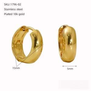 DUOMI Jewelry waterproof stainless steel earrings