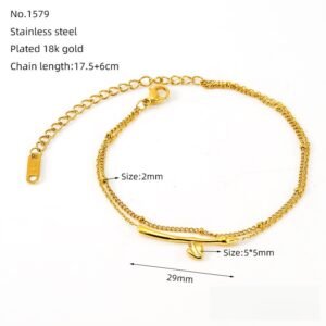 DUOMI Jewelry waterproof stainless steel bracelet