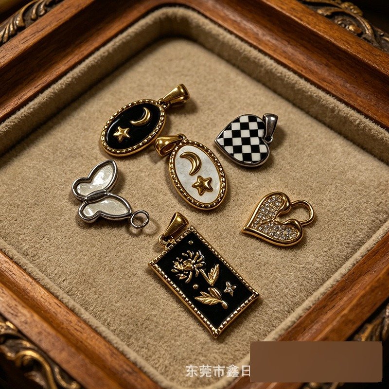 DUOMI Jewelry gold stainless steel pendant