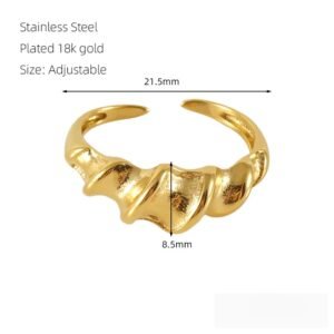 DUOMI Jewelry waterproof stainless steel ring