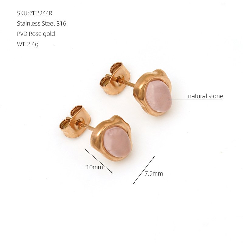 DUOMI Jewelry waterproof stainless steel earrings