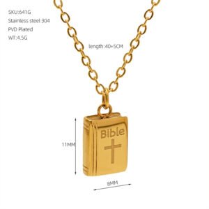 DUOMI Jewelry waterproof stainless steel necklace