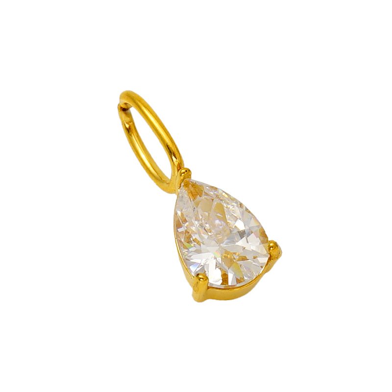 DUOMI Jewelry waterproof stainless steel cz necklace