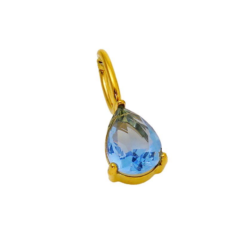 DUOMI Jewelry waterproof stainless steel cz necklace