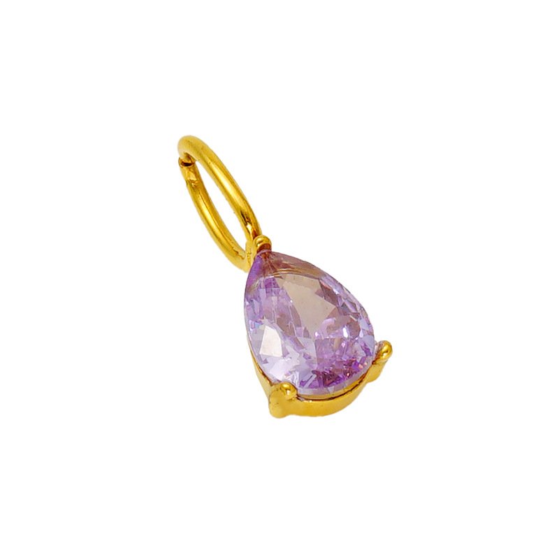 DUOMI Jewelry waterproof stainless steel cz necklace
