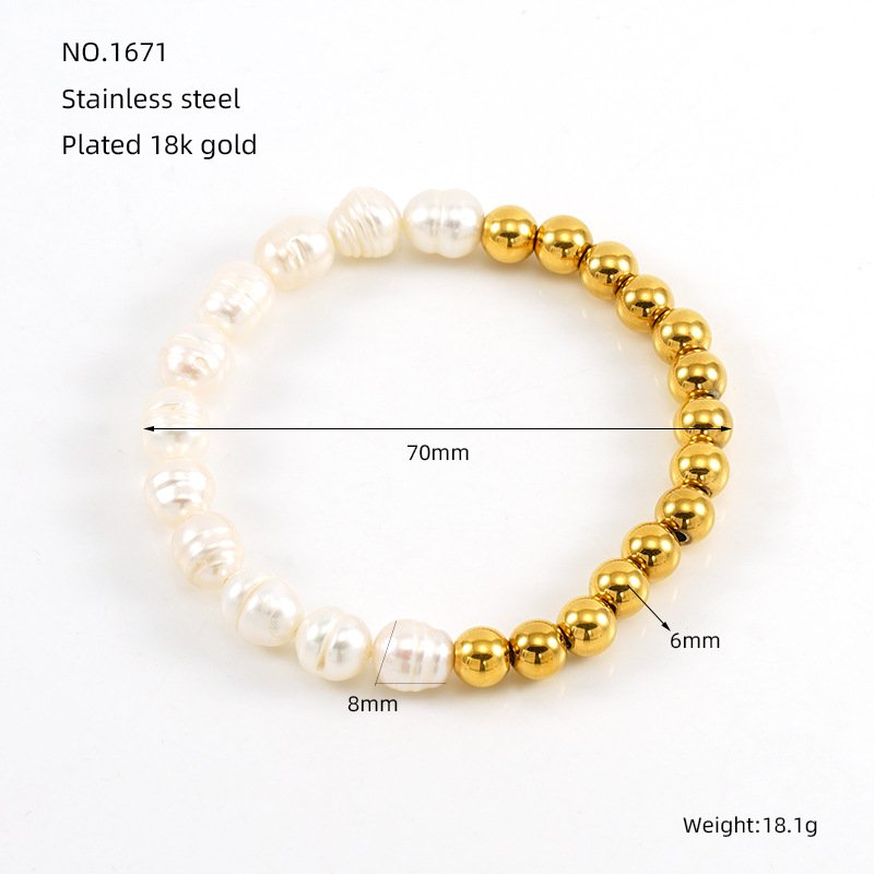 DUOMI Jewelry gold stainless steel bracelet