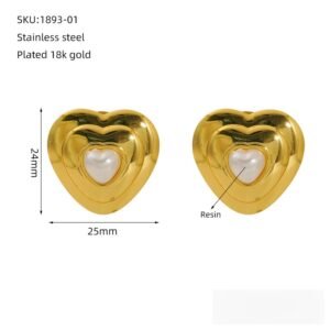 DUOMI Jewelry waterproof stainless steel earrings