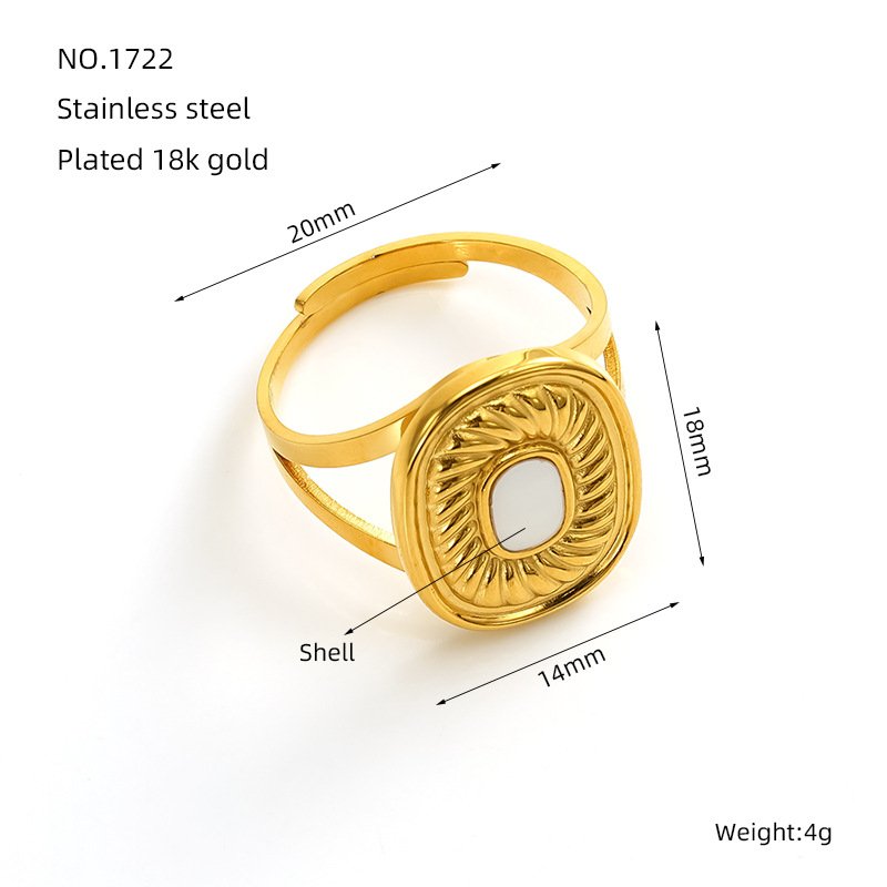 DUOMI Jewelry waterproof stainless steel ring