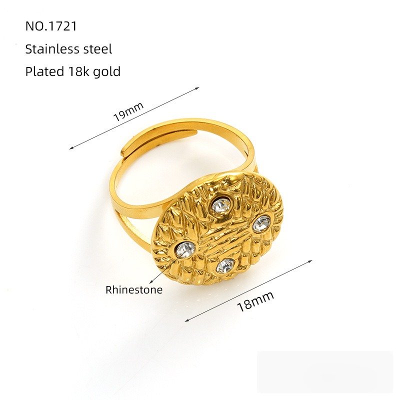 DUOMI Jewelry waterproof stainless steel ring