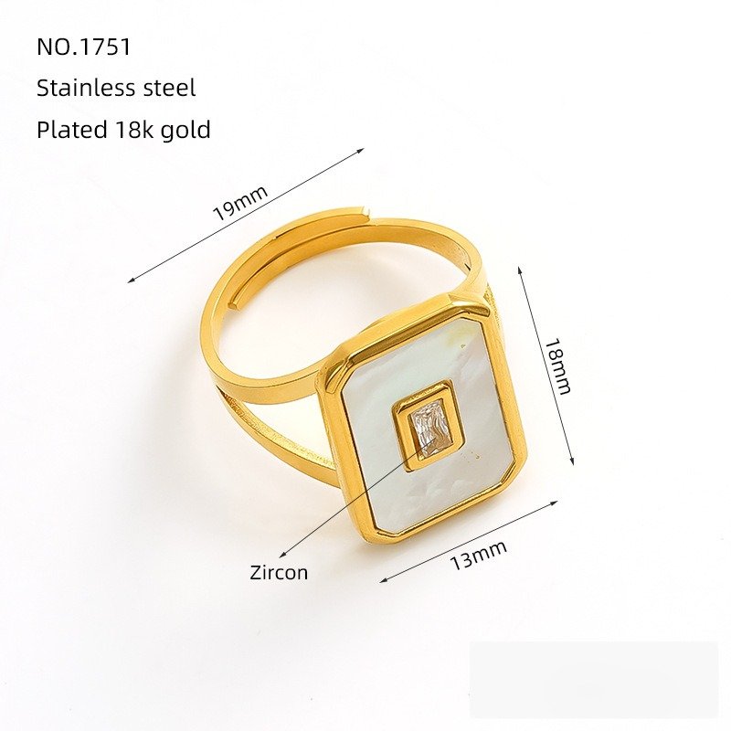 DUOMI Jewelry waterproof stainless steel ring