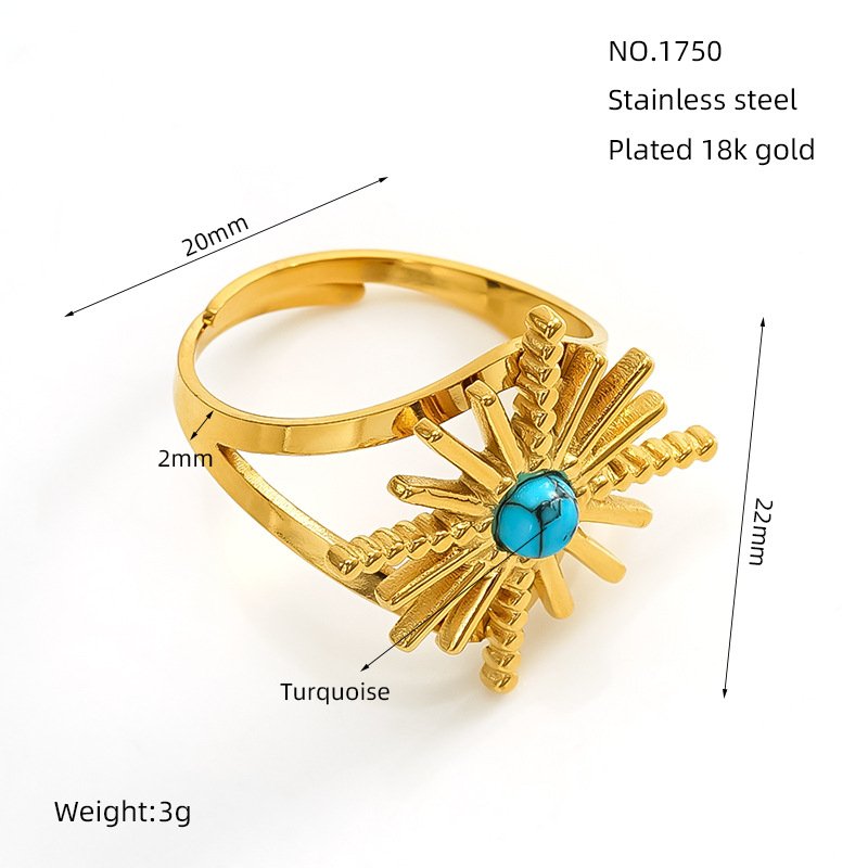 DUOMI Jewelry waterproof stainless steel ring