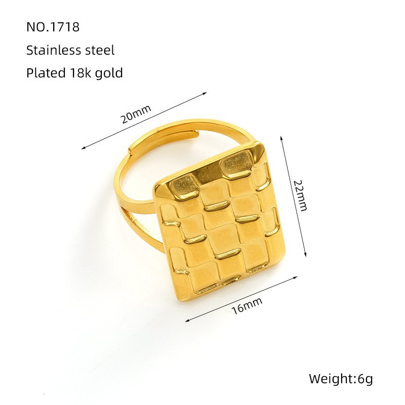 DUOMI Jewelry waterproof stainless steel ring