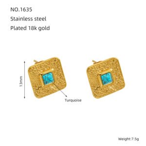 DUOMI Jewelry waterproof stainless steel earrings