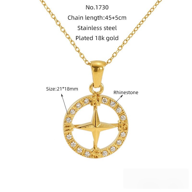 DUOMI Jewelry waterproof stainless steel necklace