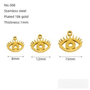 DUOMI Jewelry gold stainless steel necklace