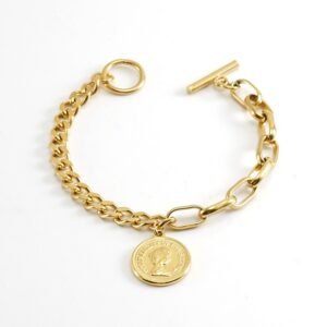 DUOMI Jewelry gold stainless steel bracelet