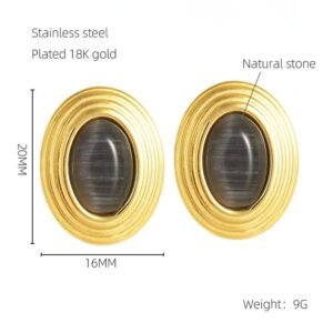 DUOMI Jewelry waterproof stainless steel earrings