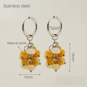 DUOMI Jewelry waterproof stainless steel earrings