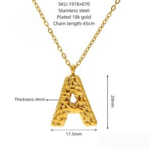 DUOMI Jewelry waterproof stainless steel necklace