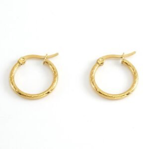DUOMI Jewelry gold stainless steel earrings