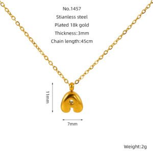 DUOMI Jewelry waterproof stainless steel necklace