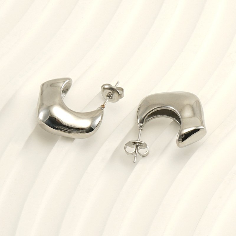 DUOMI Jewelry waterproof stainless steel earrings
