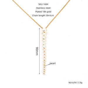 DUOMI Jewelry waterproof stainless steel necklace